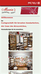 Mobile Screenshot of handarbeitsstube-stock.at